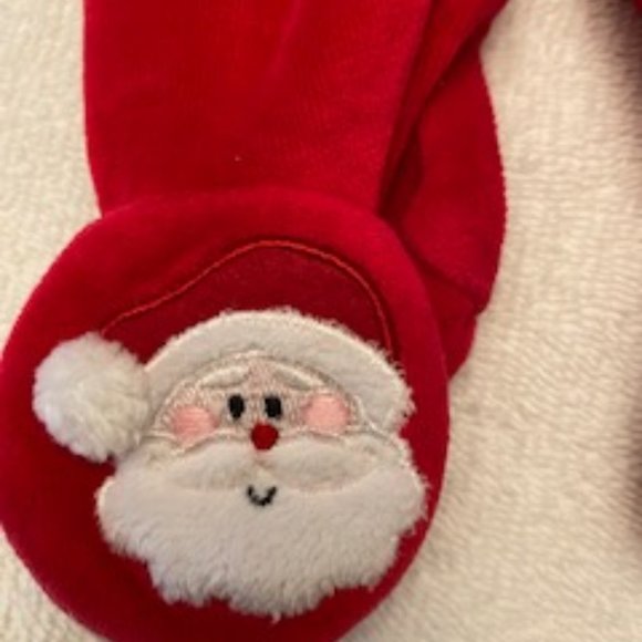 Miniwear Christmas Holiday 2pc. Santa Pajama Loungewear 6-9 months Red/White - Picture 6 of 9
